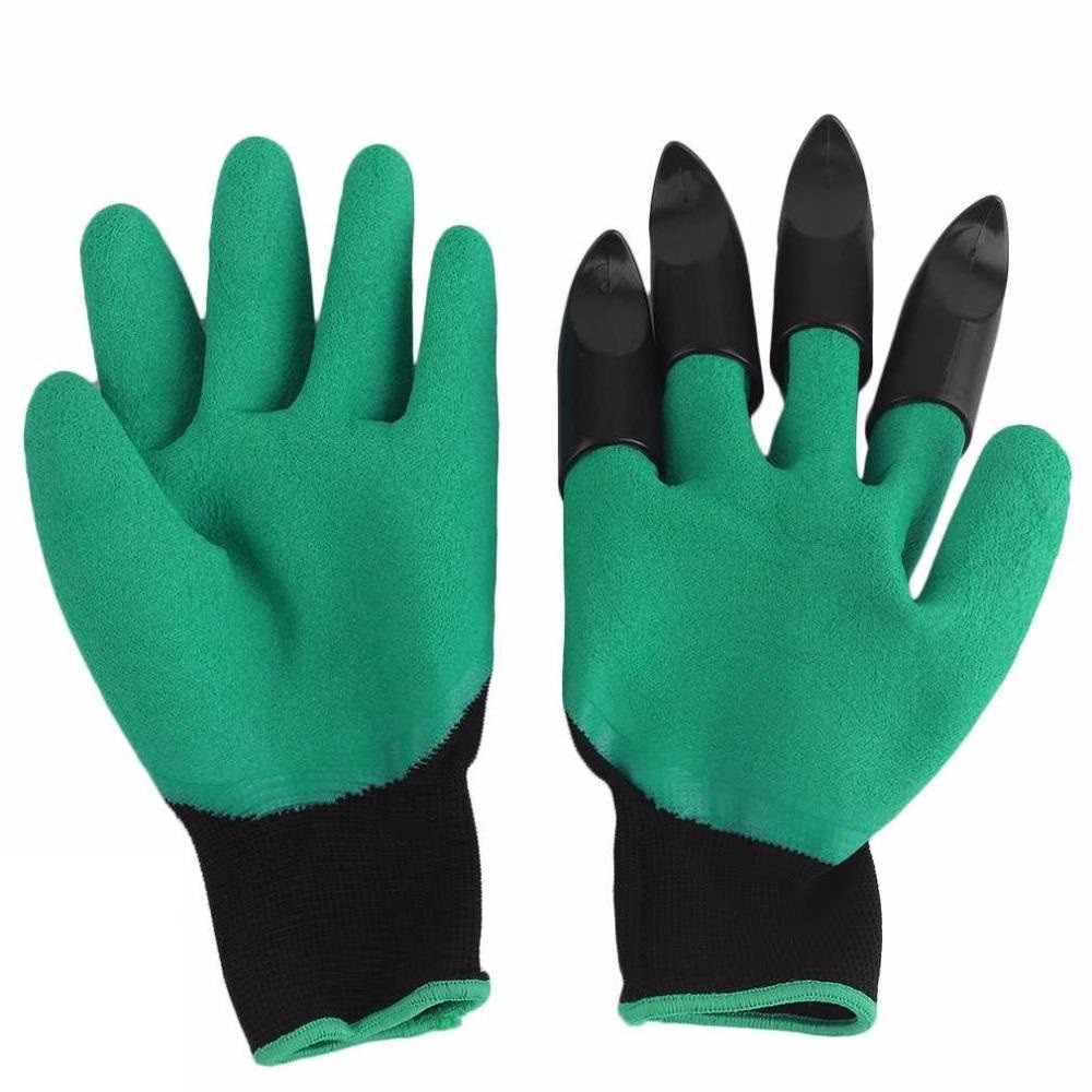 Садовые перчатки Garden Genie Gloves с когтями - фото 2 - id-p97754491