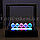 Настольный сувенир Маятник Ньютона на батарейках с подсветкой стеклянные шарики (антистресс), фото 4