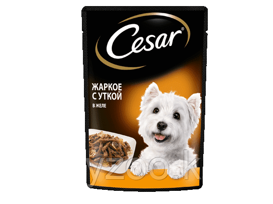 Cesar для собак жаркое из утки ,85гр