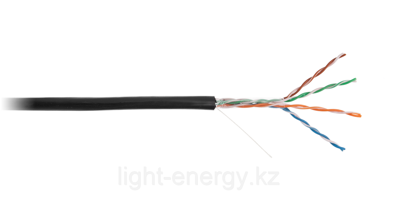 Кабель сетевой COMTEQ UTP 4 пары, Cat.5e, PE, 100% медь (OFC), внешний ...