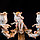 Фарфоровый трех рожковый подсвечник, фото 3