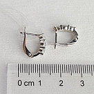 Серьги из серебра фианит Вознесенский 11-0011, фото 3