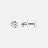 Серебряные серьги-пусеты EFREMOV 12100110276 замок-зажим