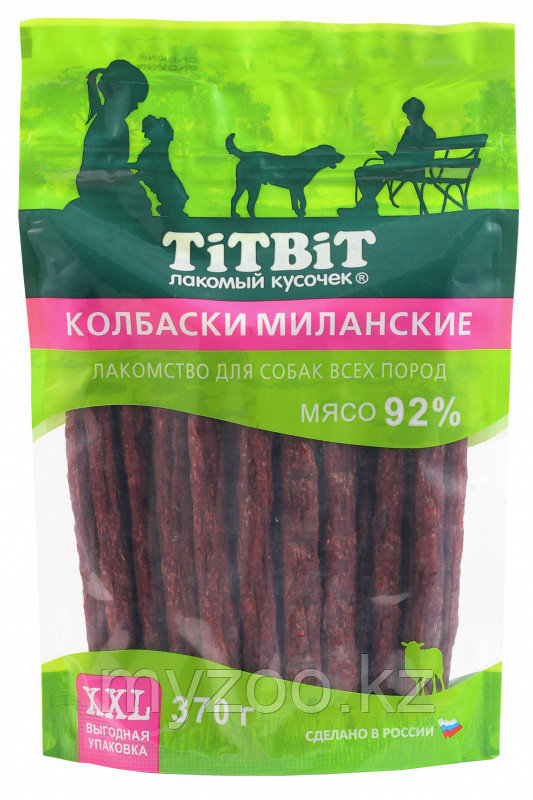 TitBit колбаски Миланские для собак всех пород 370гр