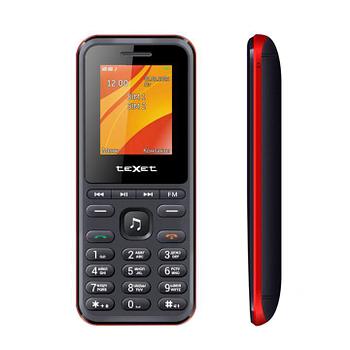 Мобильный телефон Texet TM-316 черно-красный