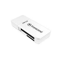 Кардридер Transcend TS-RDF5W, USB3.0 SD-microSD белый