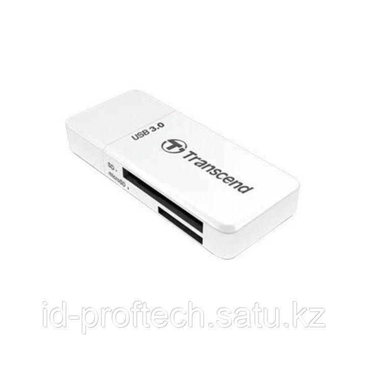 Кардридер Transcend TS-RDF5W, USB3.0 SD-microSD белый - фото 1 - id-p106744742