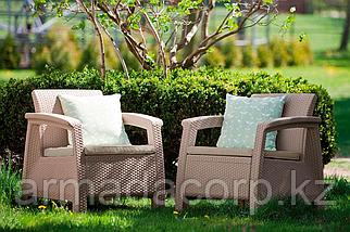 Комплект мебели Corfu Duo (2 кресла), капучино, фото 4