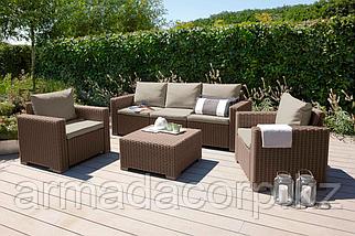 Комплект мебели California 3 Seater Set, капучино, фото 4