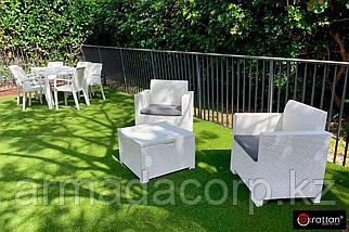 Комплект мебели NEBRASKA TERRACE Set (стол, 2 кресла), белый, фото 3