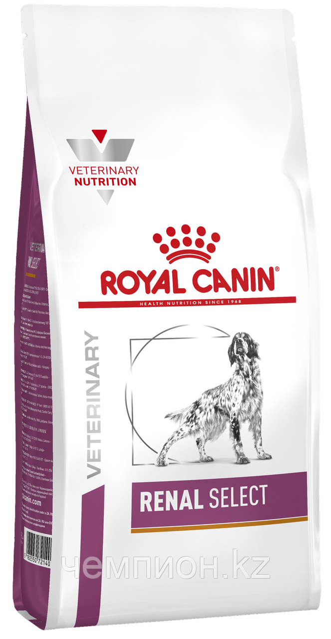 Royal Canin Renal Select Canine, Роял Канин диета при хронической почечной недостаточности собак, уп.2кг.