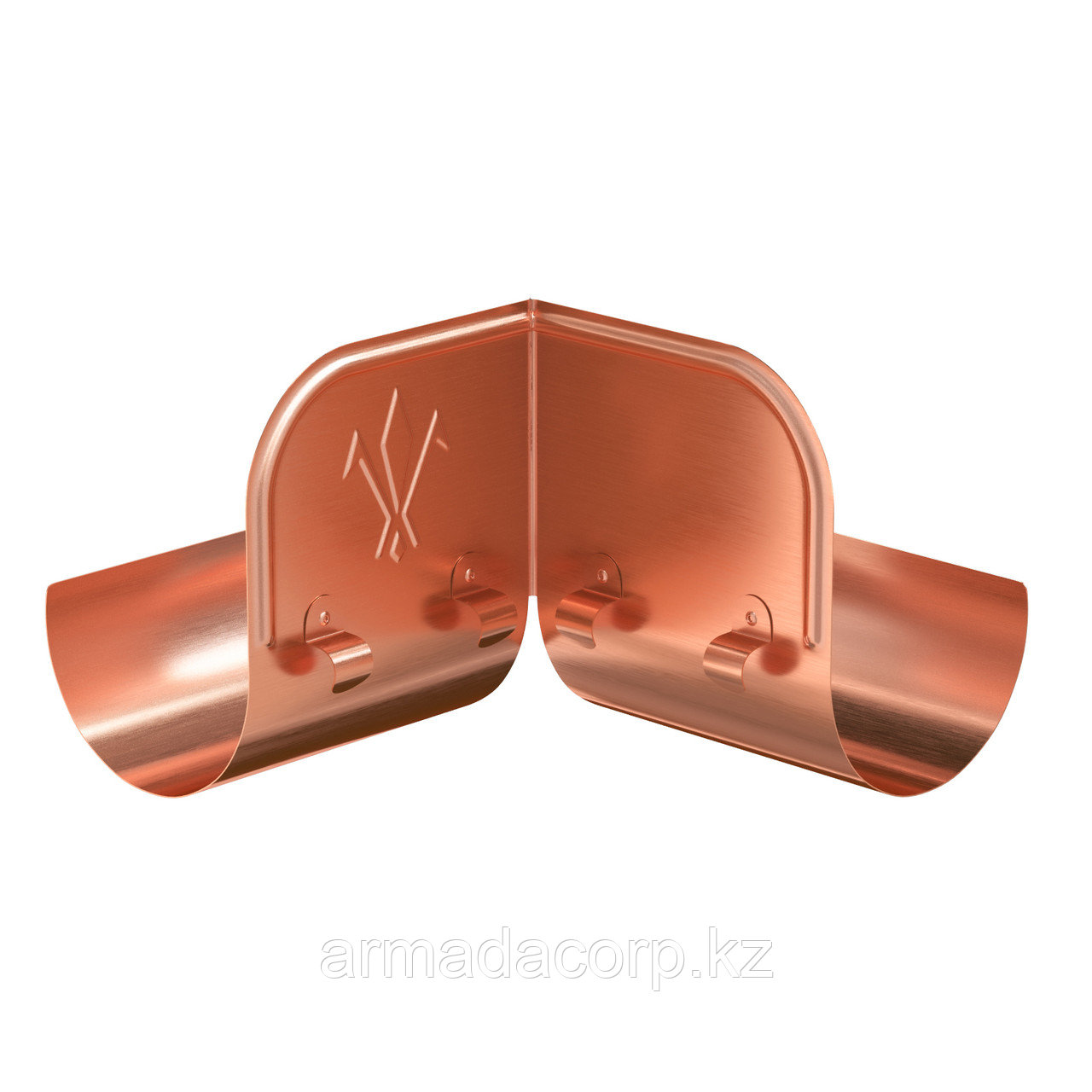 Ограничитель перелива угловой, 90/125, 0,2х0,2 м