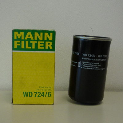 WD7246 Масляный фильтр MANN+HUMMEL - фото 1 - id-p106764142