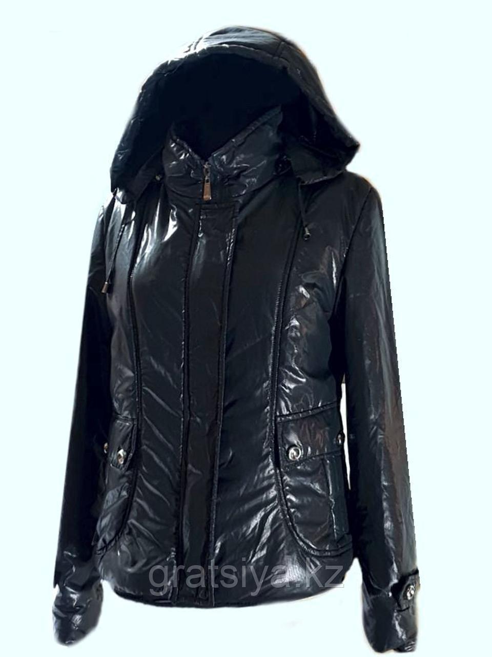 Демисезонная Легкая Короткая Куртка Женская на Синтепоне - фото 4 - id-p104647652