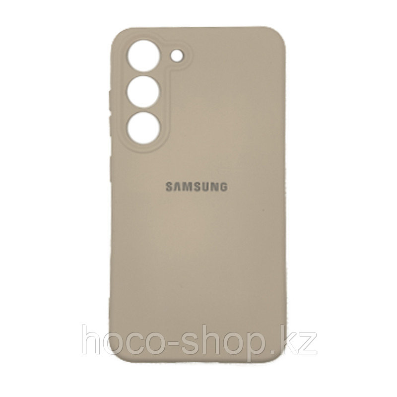 Чехол на Samsung S23 гель Бежевый