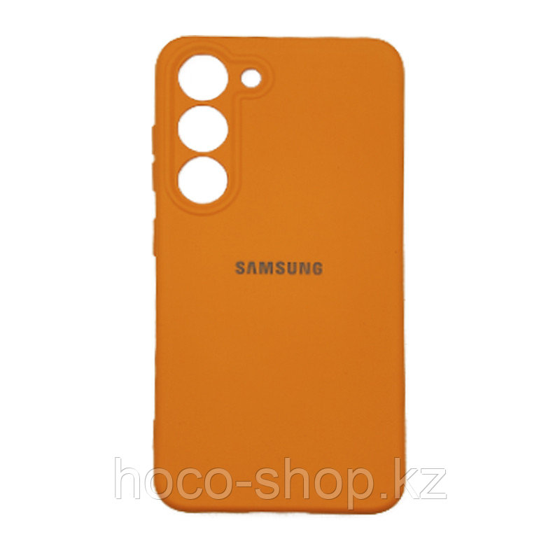 Чехол на Samsung S23 гель Оранжевый