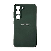 Чехол на Samsung S23 гель Тёмно-зелёный