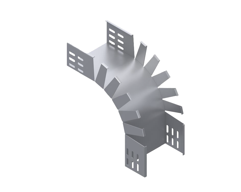 Вертикальный внешний поворот 100mm H100