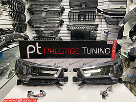 Передние фары на Toyota Hilux 2021- по н.в дизайн ADVENTURE