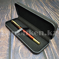 Подарочная ручка-роллер в футляре 8050 цвет красного дерева