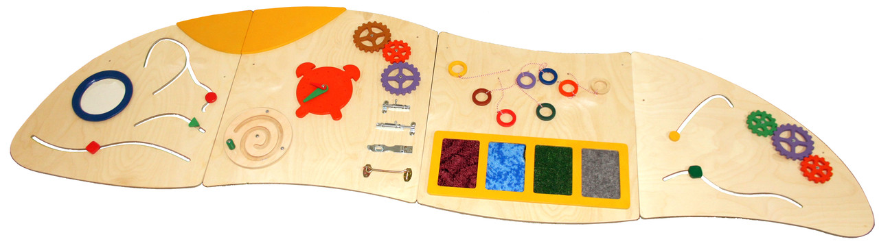 Тактильно-развивающая панель "Гусеница", фото 1