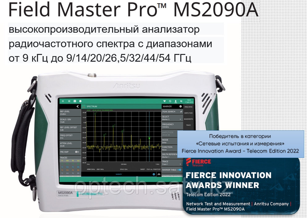 Анализатор спектра Anritsu MS2090A от 9 кГц до 9/14/20/26,5/32/43,5/54 ГГц. Внесен в Реестр ГСИ РК - фото 5 - id-p96355982