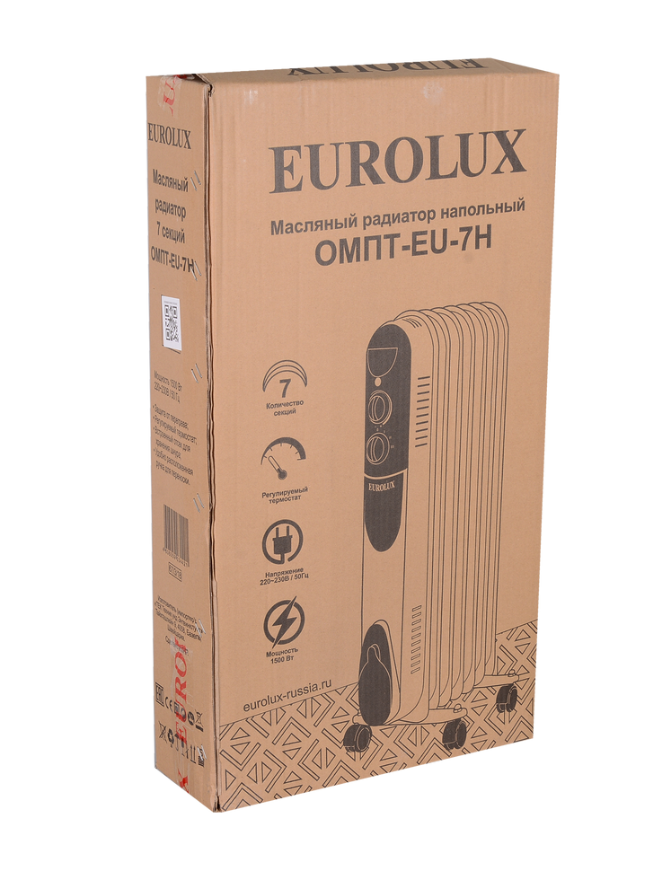 Масляный радиатор ОМПТ-EU-7Н Eurolux - фото 7 - id-p106784395