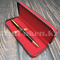 Подарочная ручка-роллер в футляре 8050 цвет черный матовый