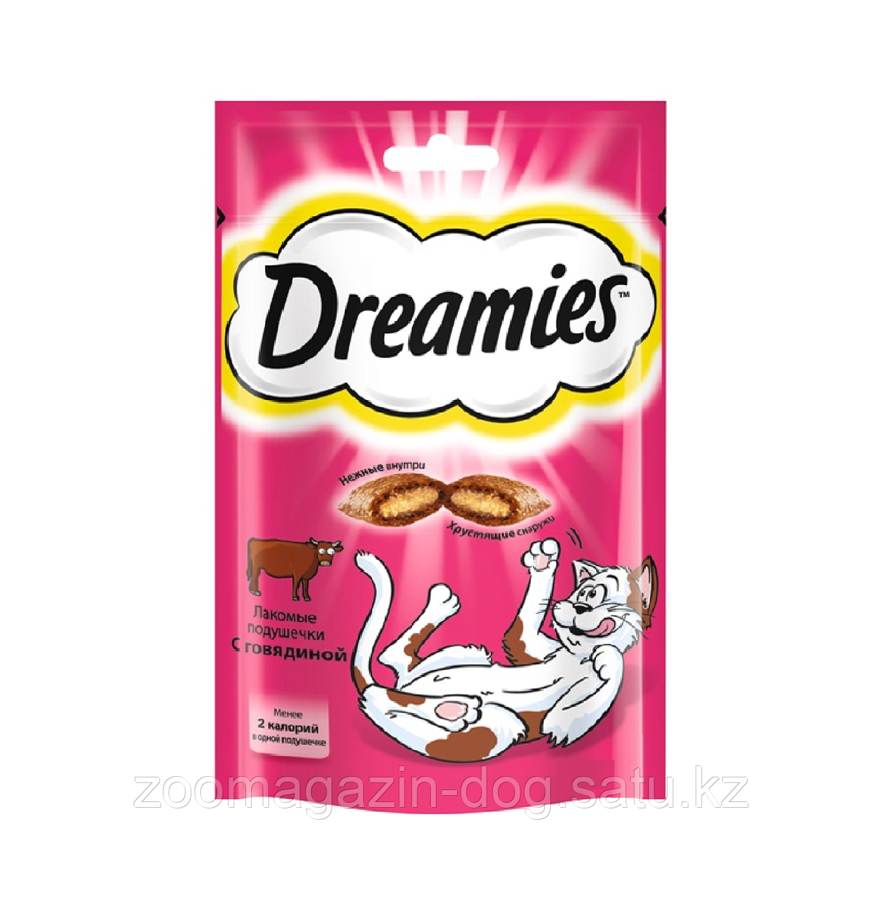 DREAMIES лакомство для кошек c говядиной , 30 гр - фото 1 - id-p70367960