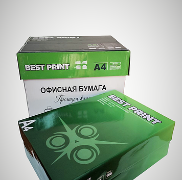 Офисная бумага Best Print формат A4 упаковке 500 листов класс А