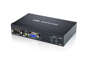 Приемник VGA, Аудио и RS-232 по кабелю Cat 5, Dual Output (1280х1024@200м) VE200R ATEN