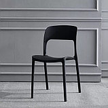 Стул пластиковый для кафе, ресторана и дома Лео, фото 2