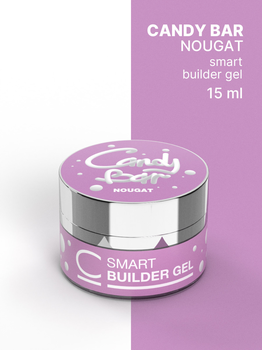 Cosmogel Гель для наращивания/Gel Builder CANDY BAR SMART Nougat 15 мл - фото 2 - id-p106798267