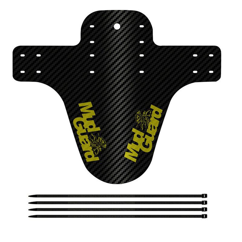 Универсальное крыло "Mud Guard" для велосипеда. Крылья. Под карбон. Брызговик. Желтый., фото 1