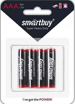 Батарейка солевая Smartbuy R03/4B