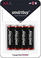 Батарейка солевая Smartbuy R6/4B