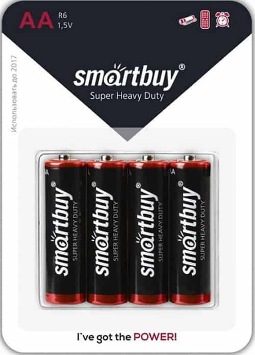 Батарейка солевая Smartbuy R6/4B - фото 1 - id-p106798968