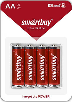 Батарейка алкалиновая Smartbuy AA LR6