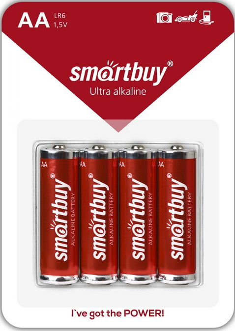 Батарейка алкалиновая (щелочная) Smartbuy AA LR6 - фото 1 - id-p58772236