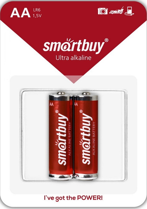 Батарейка алкалиновая (щелочная) Smartbuy AA LR6