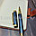 Подарочная ручка-роллер в футляре 8055 голубой металлик, фото 2