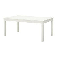 Раздвижной стол БЬЮРСТА 175/260*95 см, белый