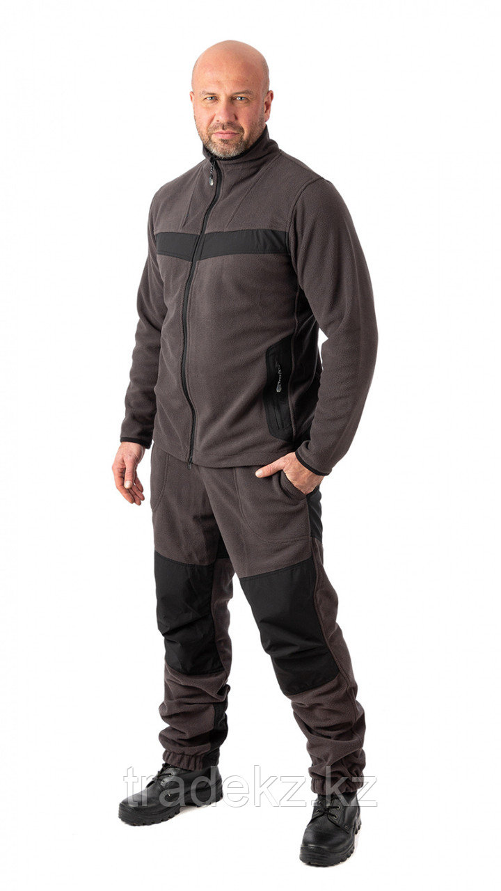 Костюм флисовый NOVATEX Farvater (ткань флис, графит) GRAYLING, размер 64-66