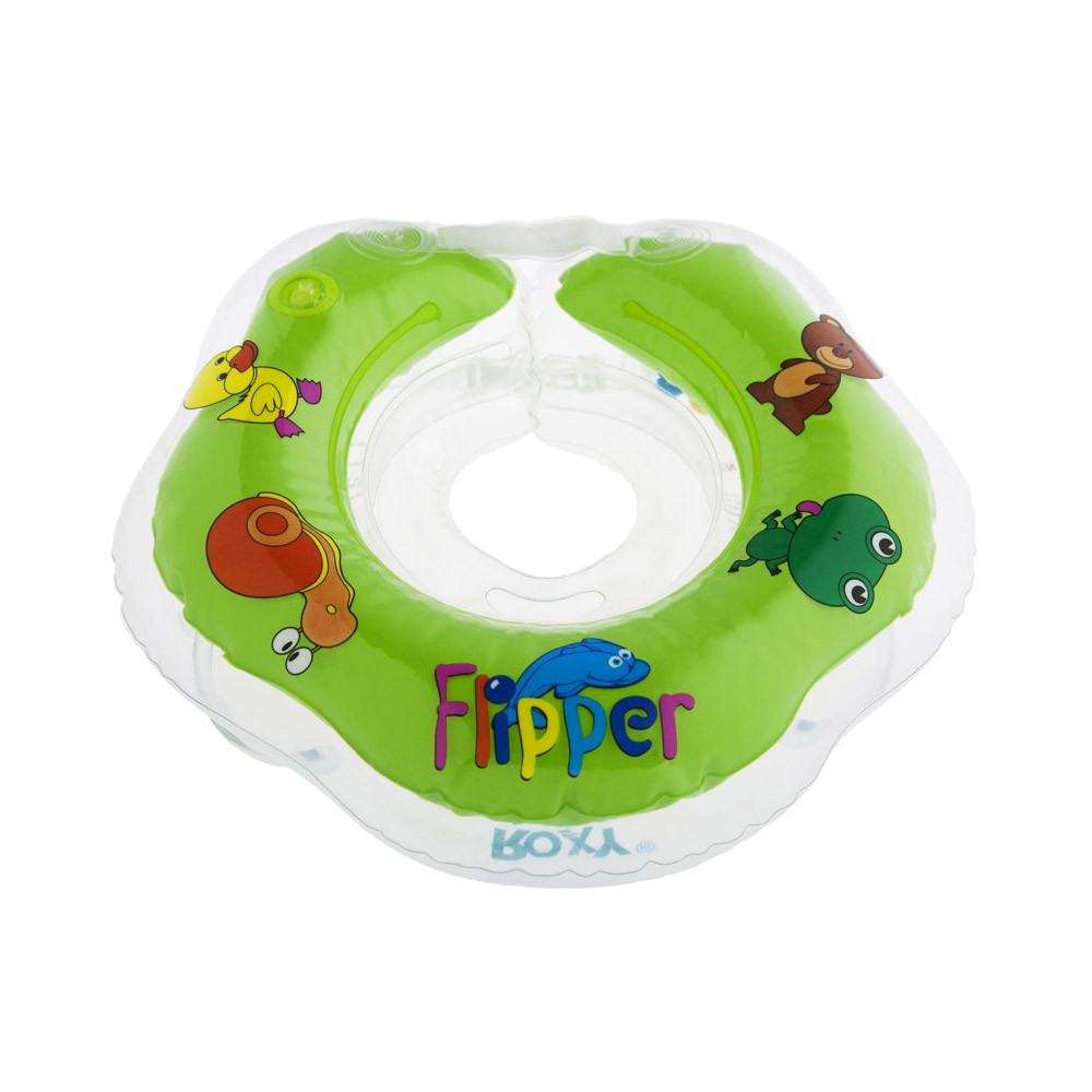 ROXY-KIDS Круг на шею для купания малышей, зеленый