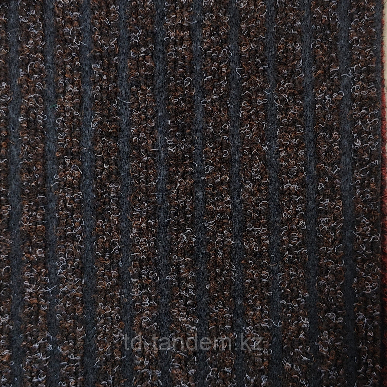 Ковровая дорожка на резиновой основе Granada 97 (1м) коричневая