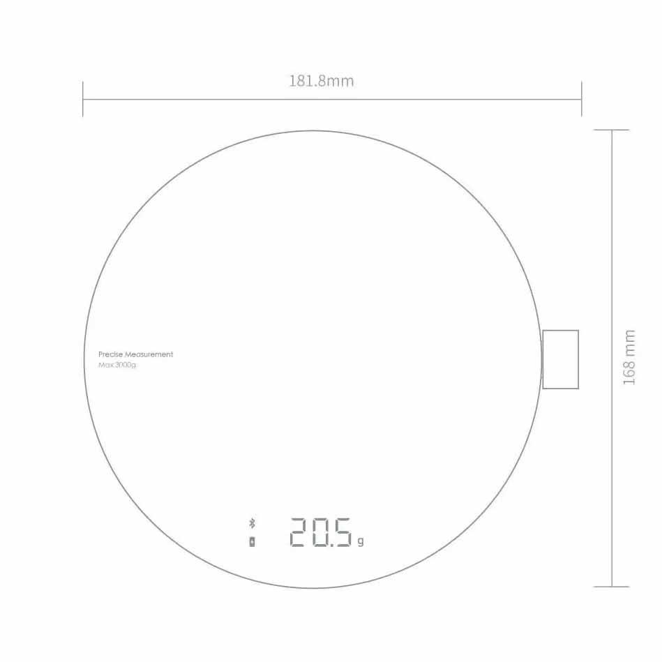 Умные кухонные весы Xiaomi HOTO Smart Kitchen Scale (QWCFC001) - фото 4 - id-p106808751