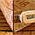 Дверь Harvia STG 7х19 для финской сауны (размер = 70х190 см, короб - ольха, стекло - бронза, ручка - защелка), фото 3
