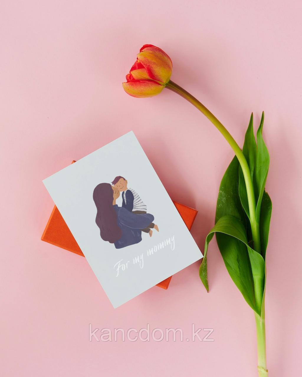 Открытка А7 (74*105мм) Azelle "Ты разжигаешь во мне огонь", "For my mommy"
