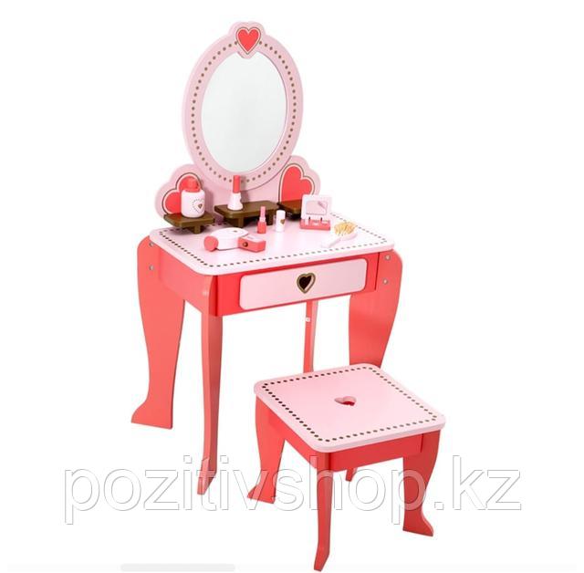 Игровой набор Трюмо принцессы со стульчиком 8410 розовый