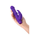 Нереалистичный вибратор Toyfa A-Toys, силикон, цвет фиолетовый, 18 см, фото 3